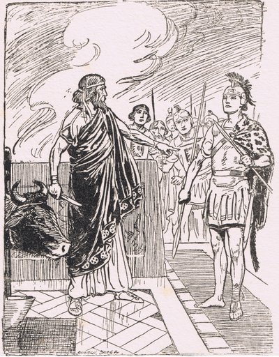 The Golden Fleece: Who are you cried the king, with a terrible frown by George Soper